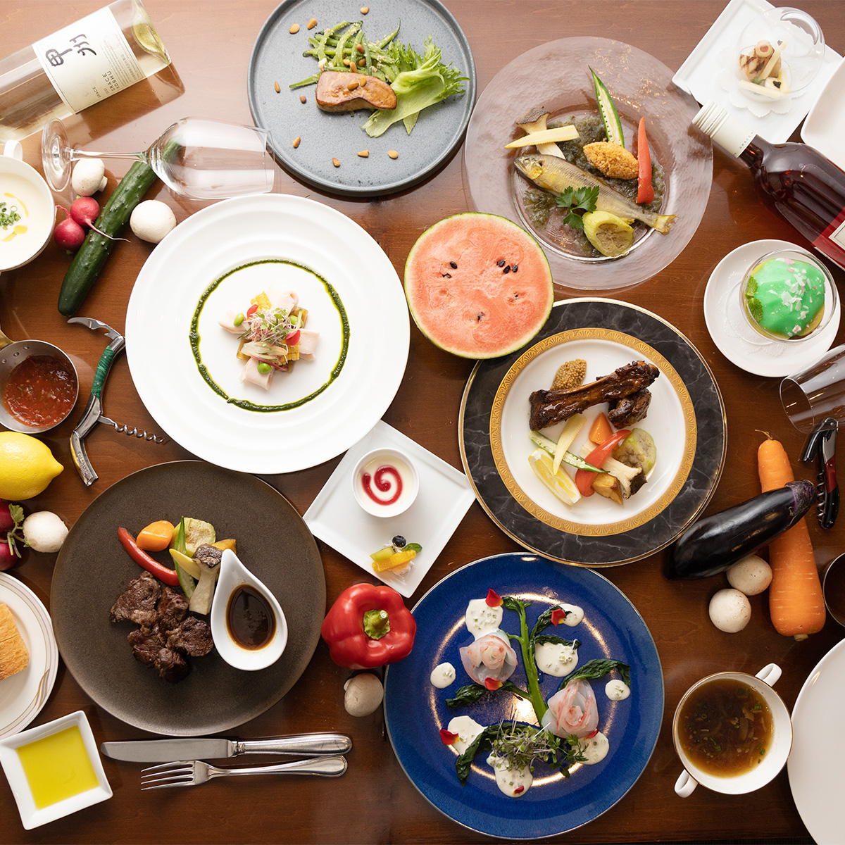 【下呂温泉　水明館】　夏のプリフィックスランチ