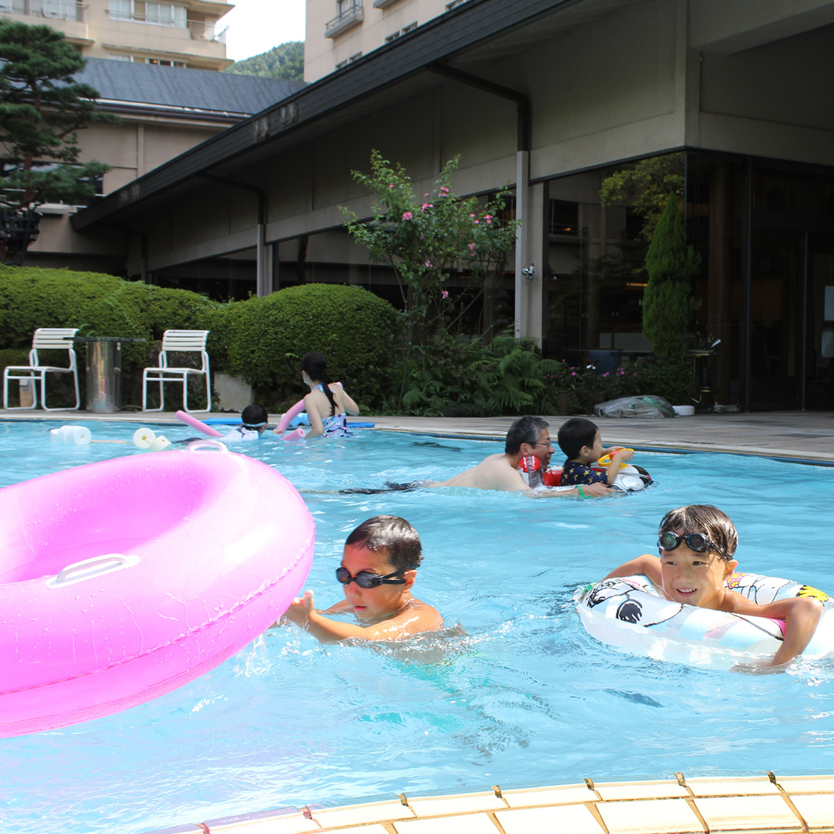 【下呂温泉　水明館】夏休みはプールで遊ぼう♪