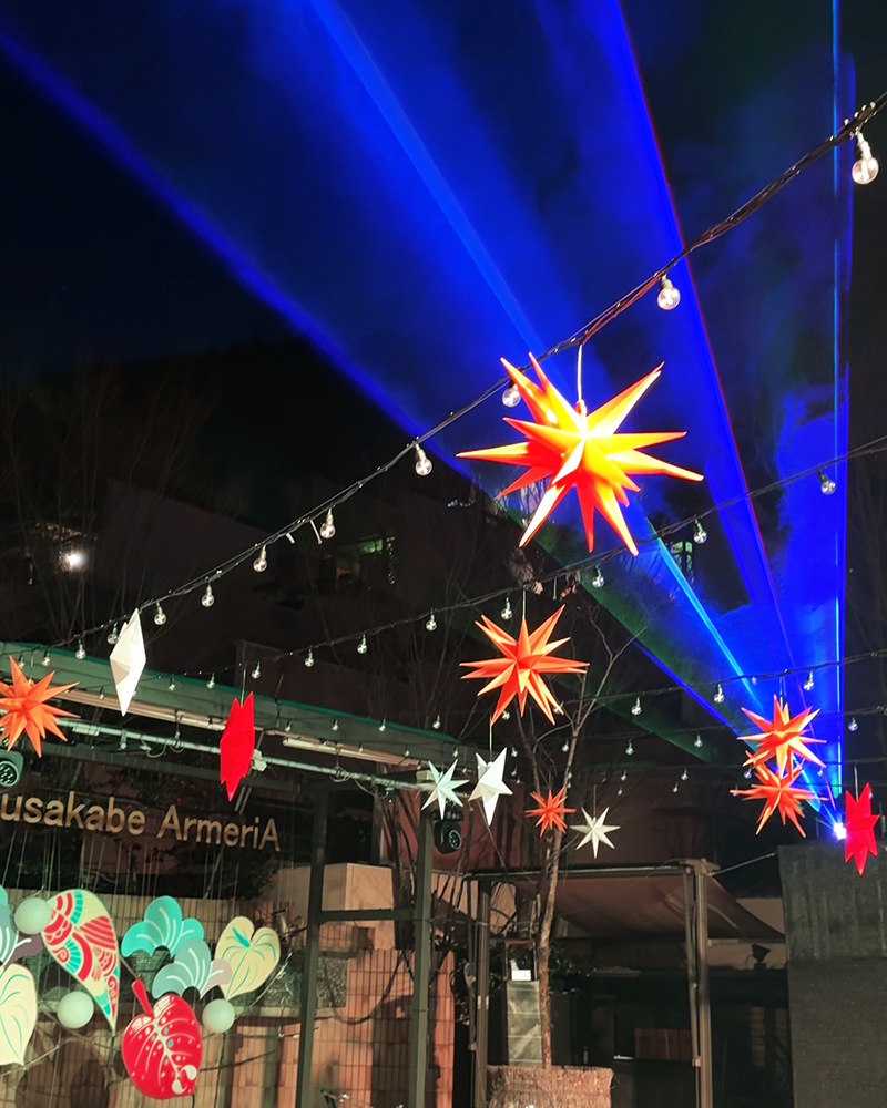 【ホテルくさかべアルメリア】（動画）当館が独自に行うイルミネーションショー✨✨